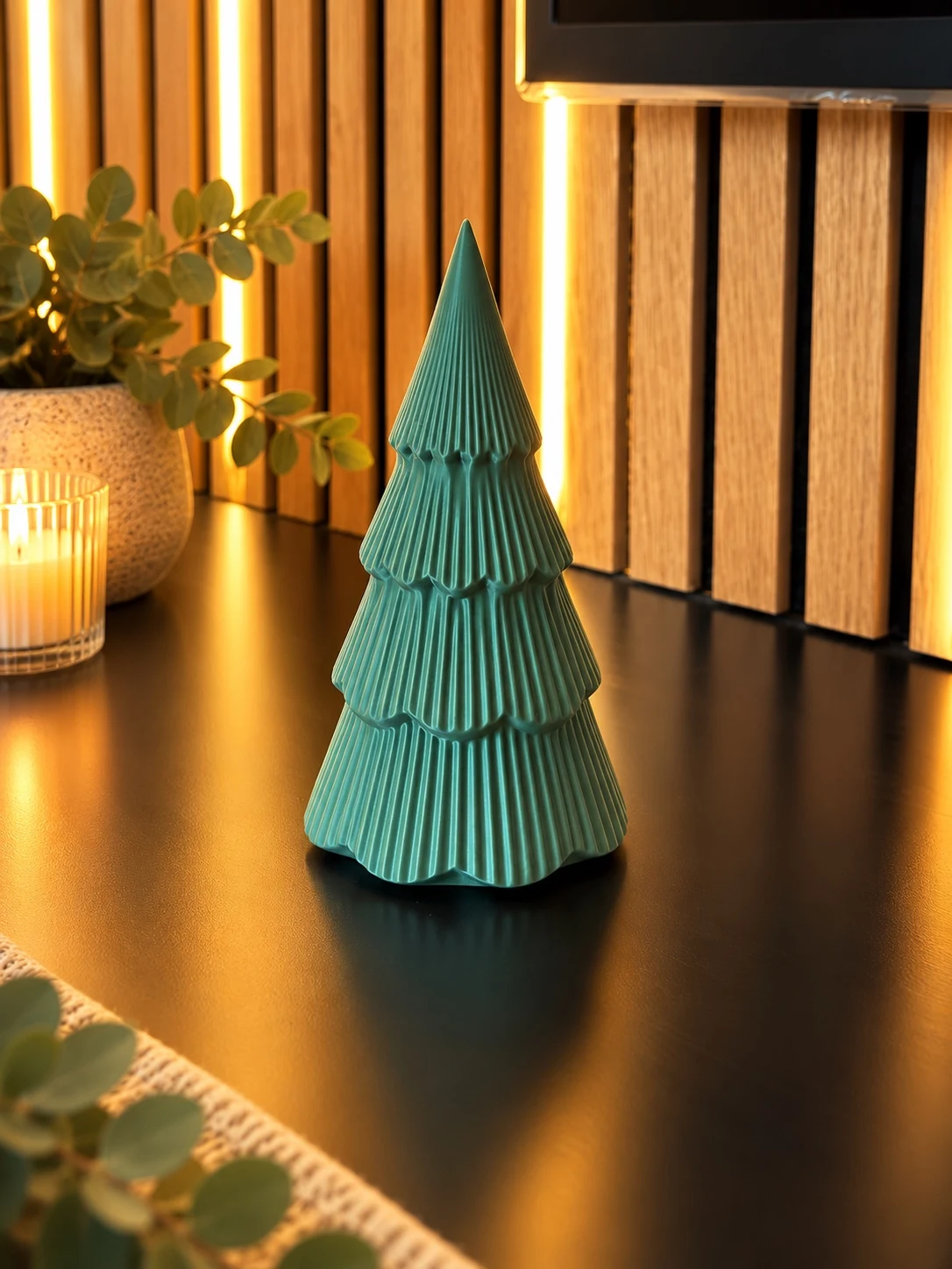 Tannenbaum mit Rillenstruktur