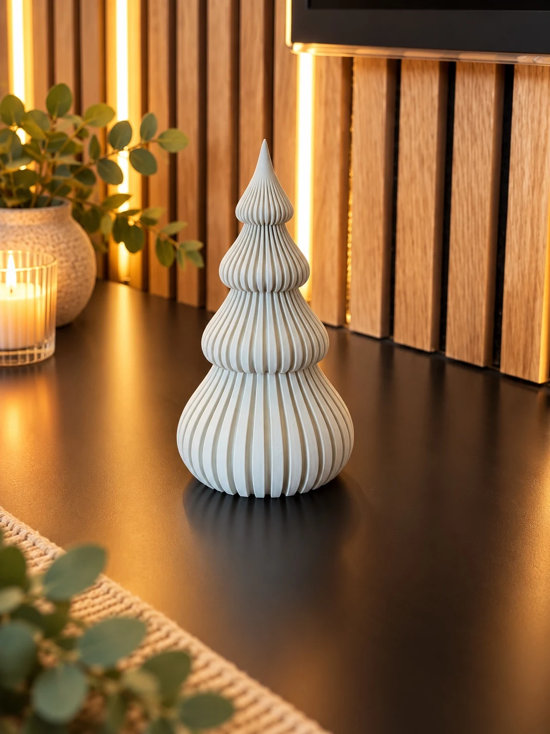 Tannenbaum mit runden Stufen